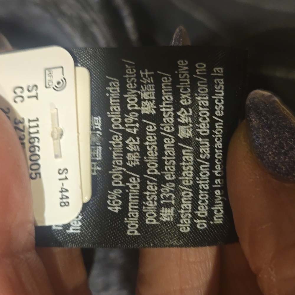 New PINK Victoria's Secret Seamless Gray Stretchy Lounge/Workout Top - Picture 10 of 10